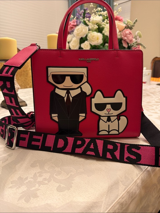 Karl Lagerfeld Handbags - NWT Karl Lagerfeld Pink Tote/ Crossbody